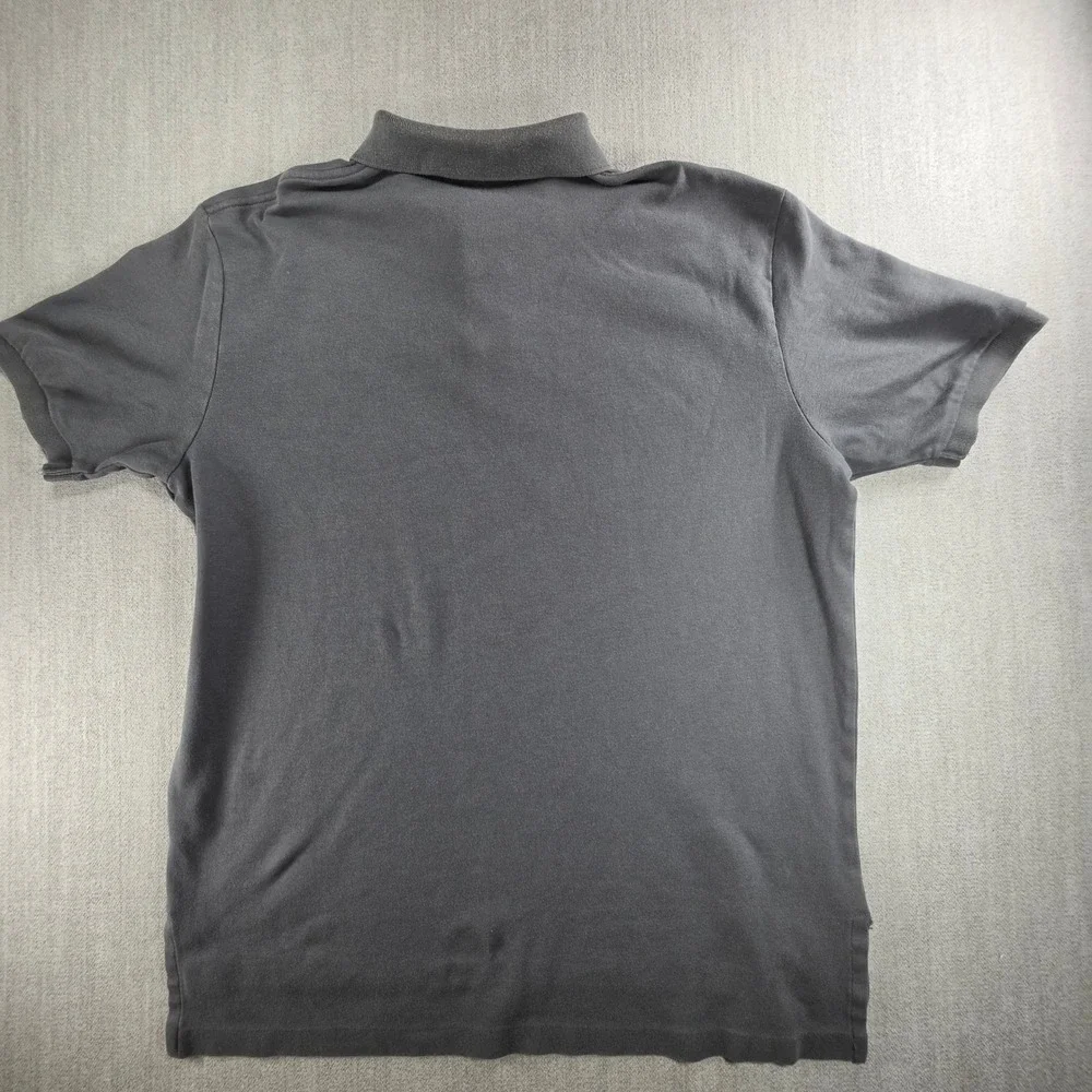 Polo Ralph Lauren Polo Shirt Mens XL Grey Short Sleeve Neon Yellow Pony Logo